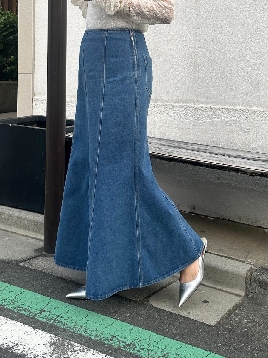 【予約販売】Mewl デニムマーメイドSK M261-23018