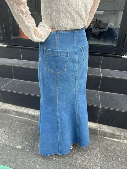 【予約販売】Mewl デニムマーメイドSK M261-23018