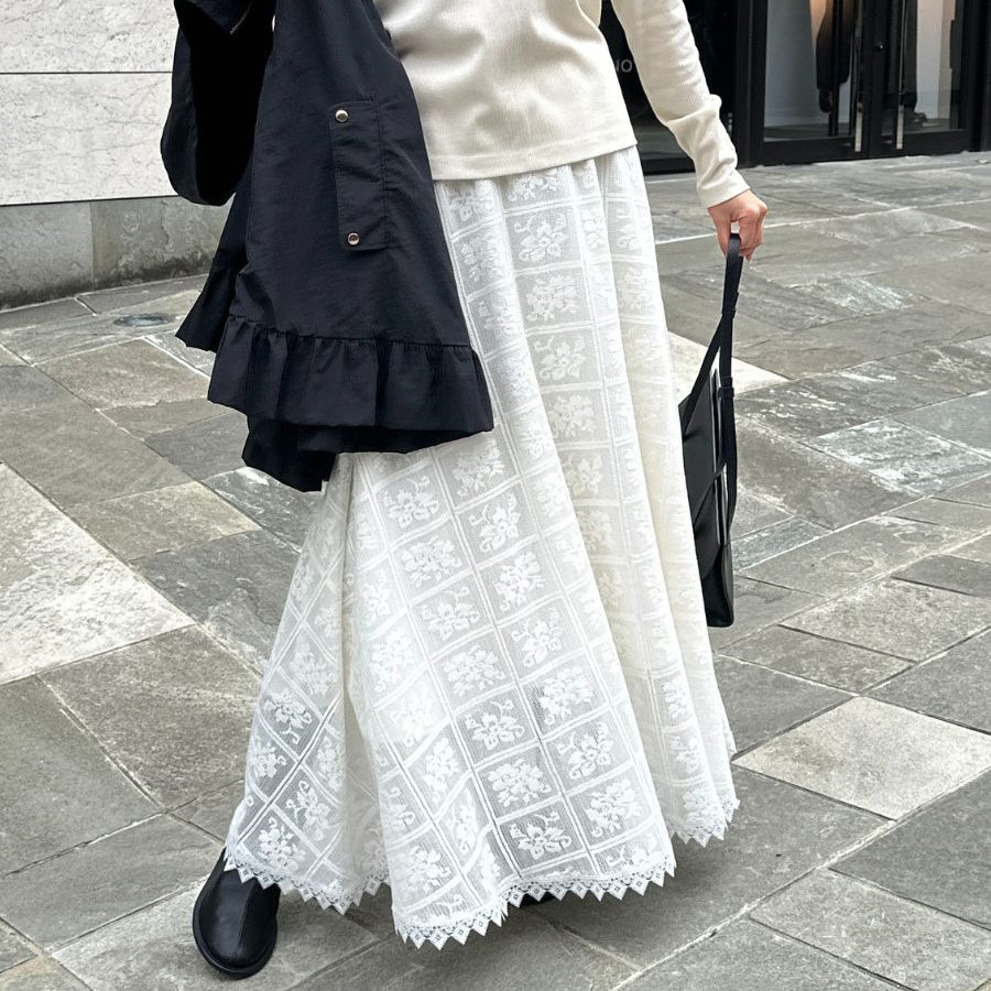 【予約販売】Mewl レースサーキュラーSK M261-23019