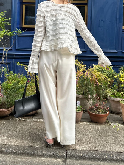 【予約販売】Mewl ベルト付きタックワイドＰＴ M261-33003