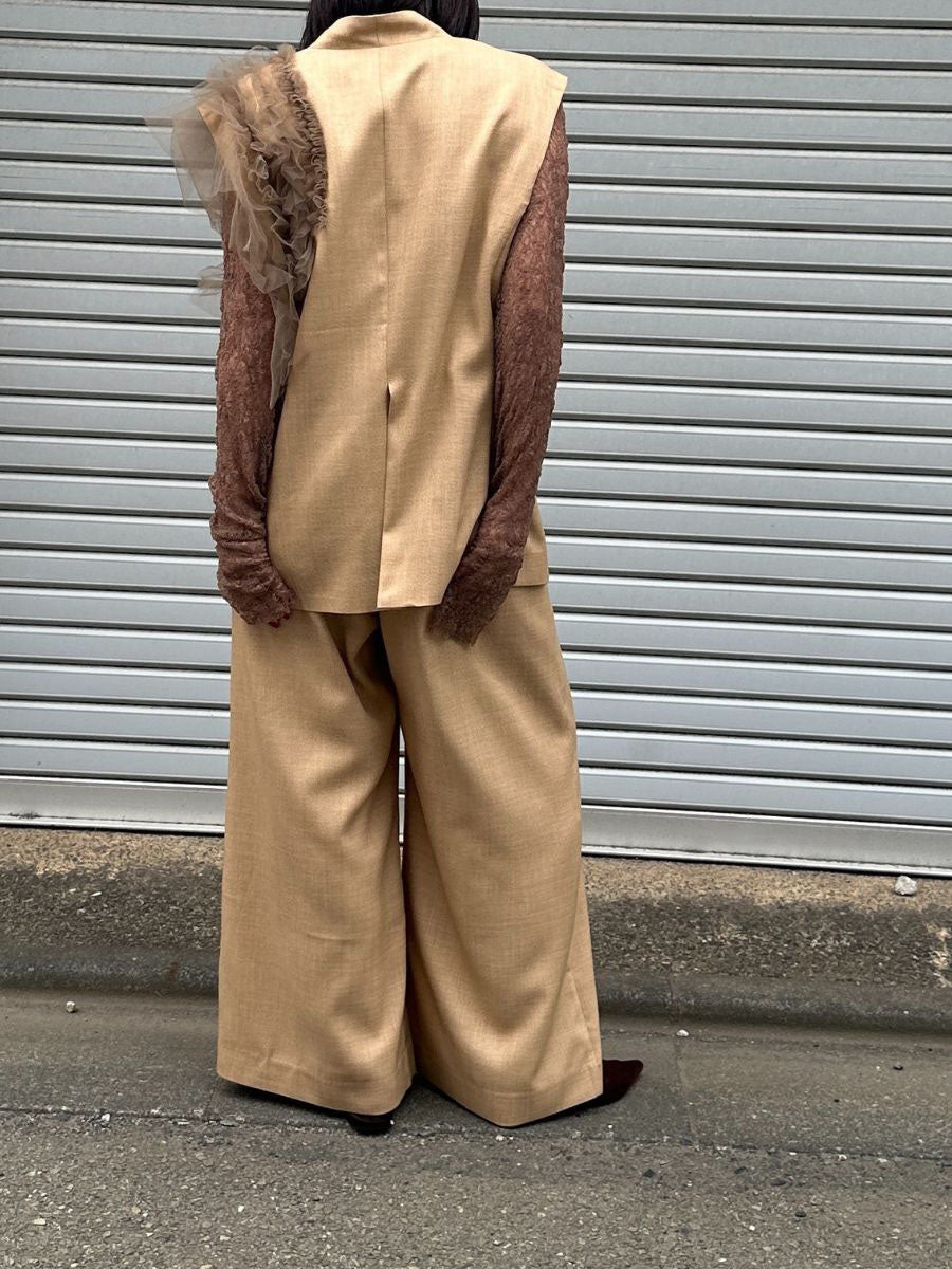 【予約販売】Mewl ベルト付きタックワイドＰＴ M261-33003