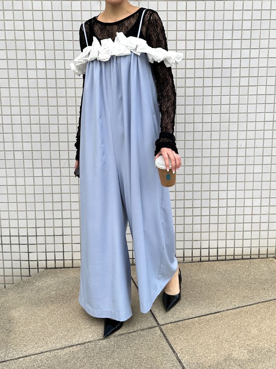 【予約販売】Mewl バブルフリルサロペット M261-33007