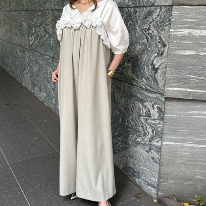 【予約販売】Mewl バブルフリルサロペット M261-33007