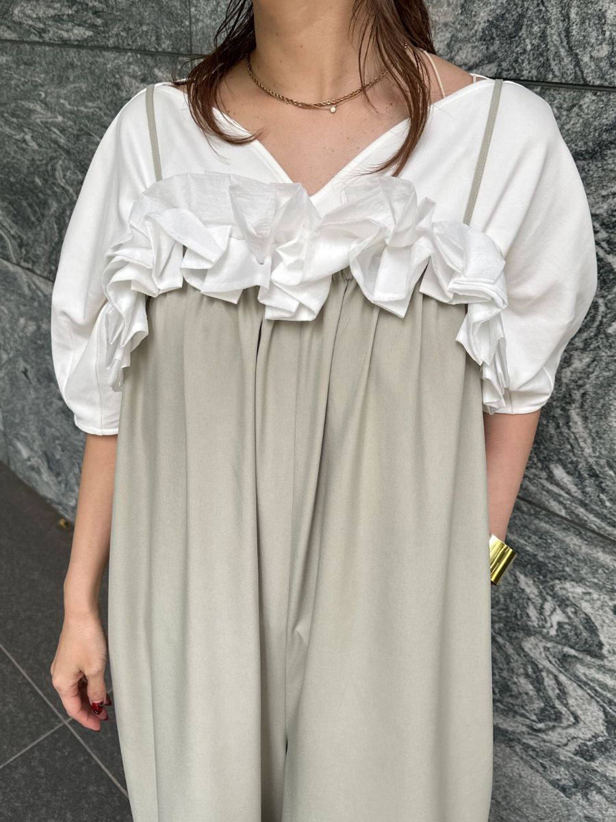 【予約販売】Mewl バブルフリルサロペット M261-33007