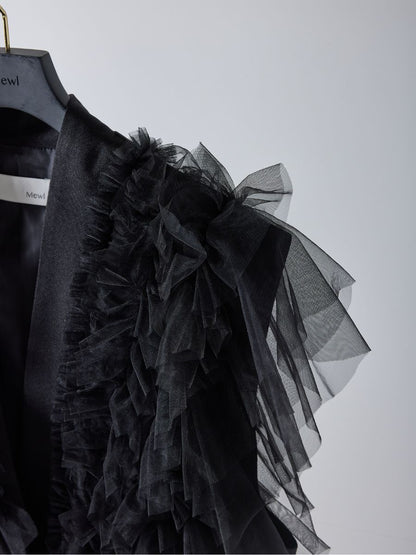 【予約販売】Mewl チュールフリルベスト M261-43001