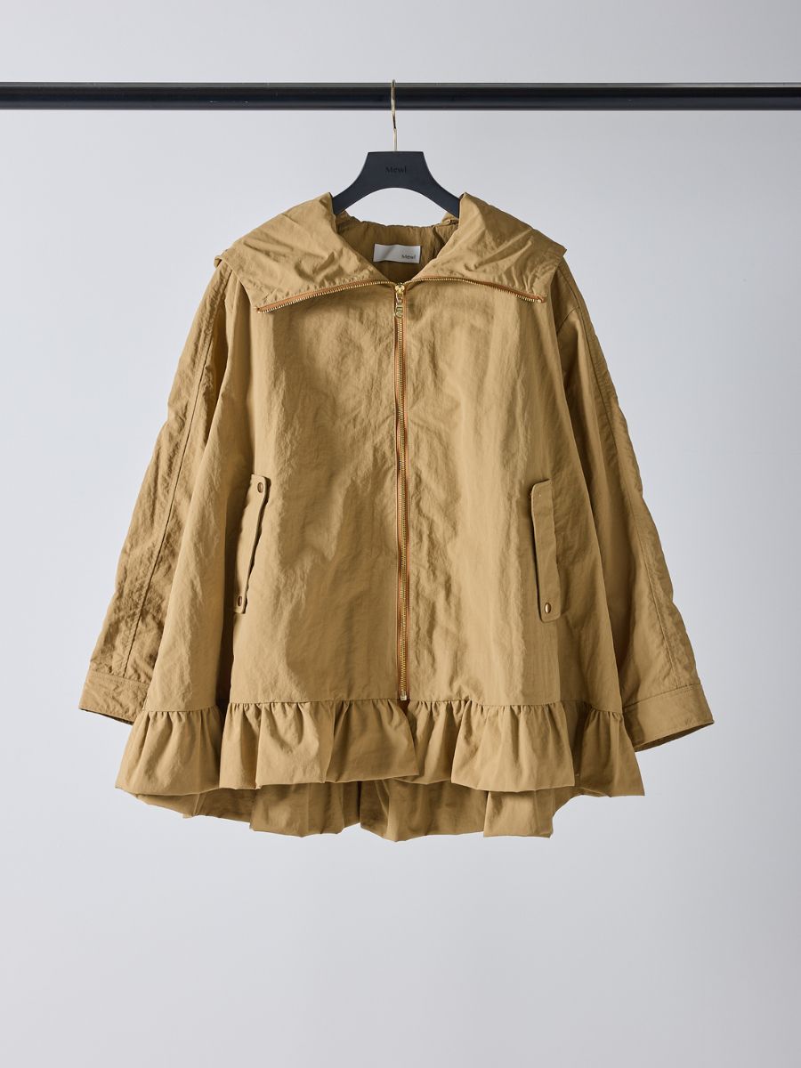 【予約販売】Mewl フリルマウンテンパーカー M261-43012