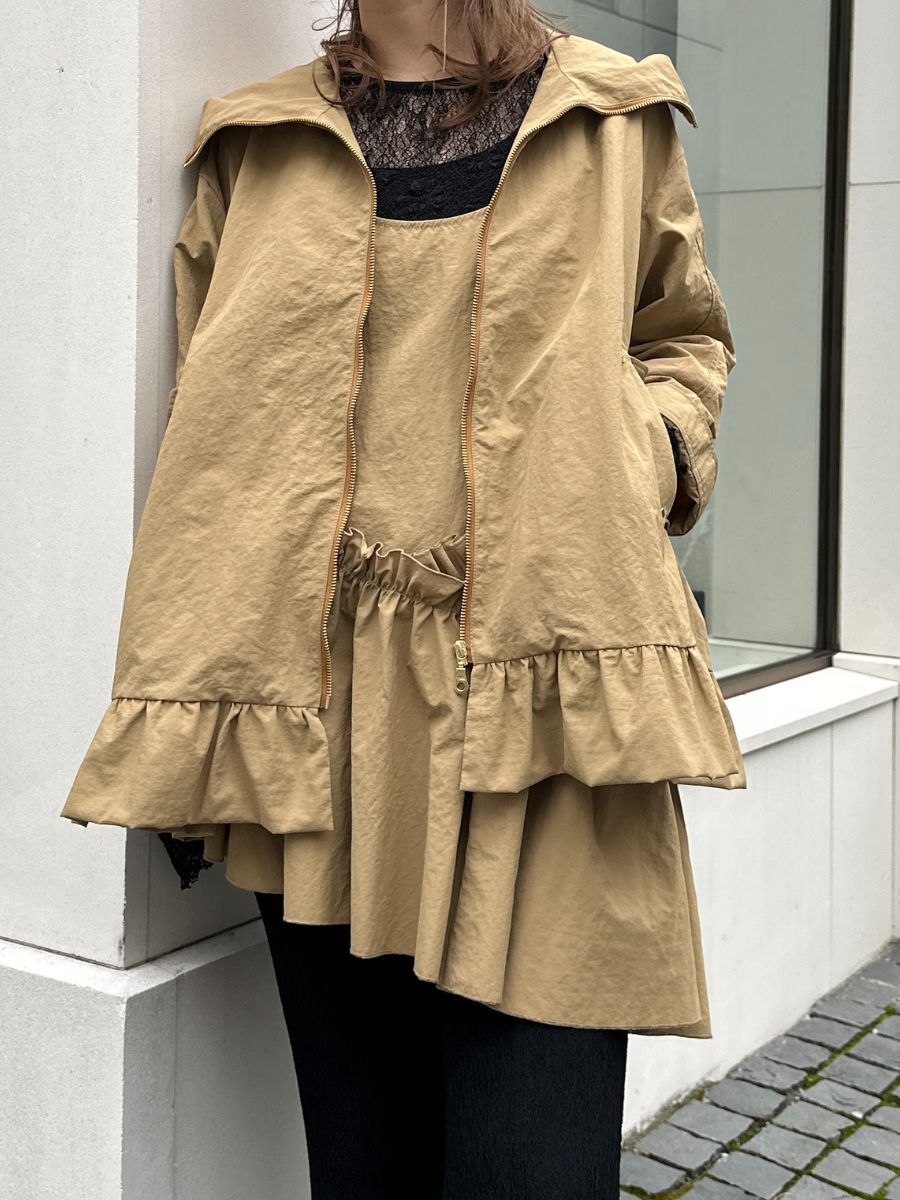 【予約販売】Mewl フリルマウンテンパーカー M261-43012