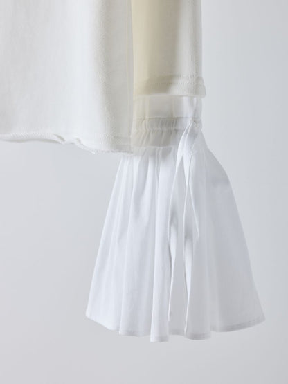 【予約販売】Mewl オフショルシャツスリーブスウェット M261-83011