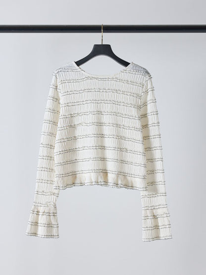 【予約販売】Mewl ミニフリル2WAYカーデ M261-83022