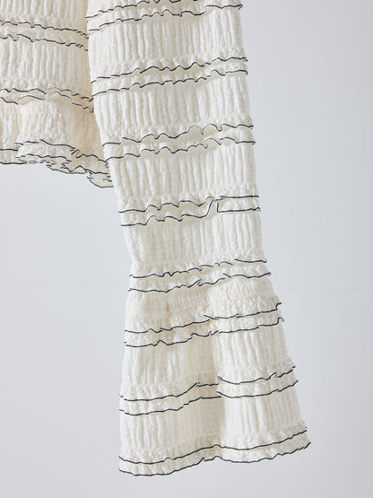 【予約販売】Mewl ミニフリル2WAYカーデ M261-83022