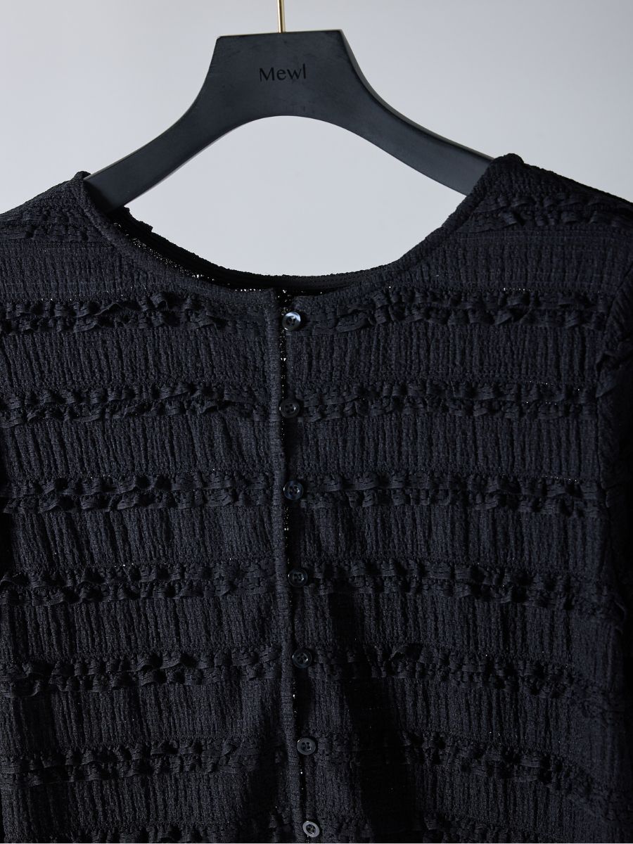 【予約販売】Mewl ミニフリル2WAYカーデ M261-83022