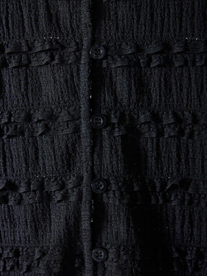 【予約販売】Mewl ミニフリル2WAYカーデ M261-83022