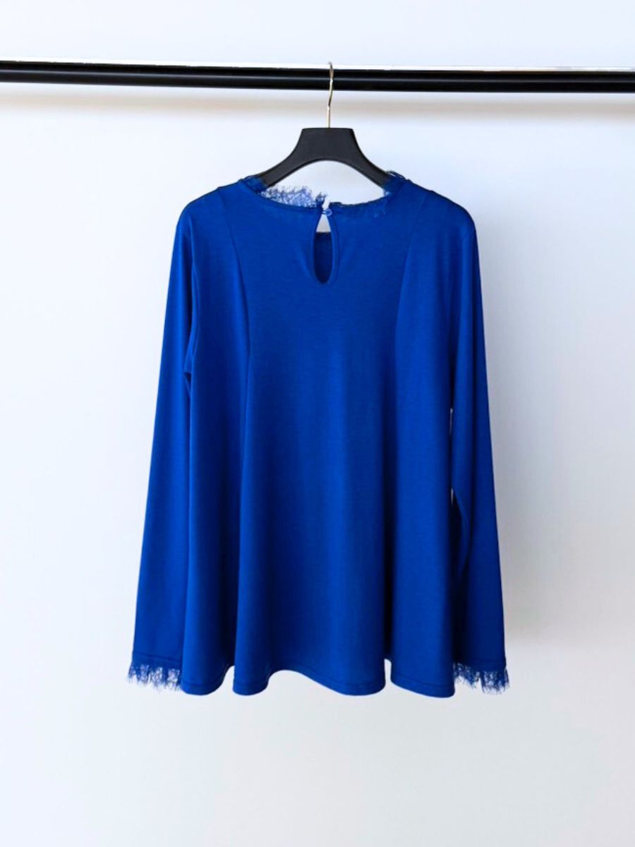 【予約販売】Mewl レースカラーフレアＴＯＰＳ M261-83030