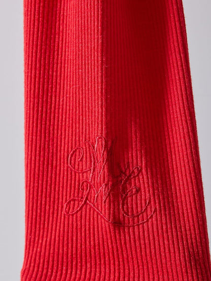 【予約販売】Mewl ラメリブバックリボンTOPS  M261-87023