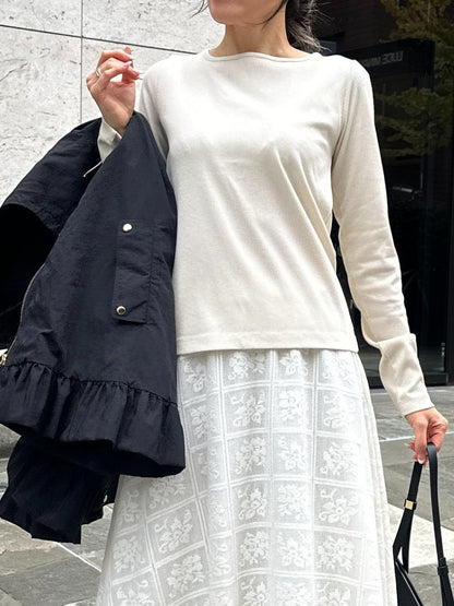 【予約販売】Mewl ラメリブバックリボンTOPS  M261-87023