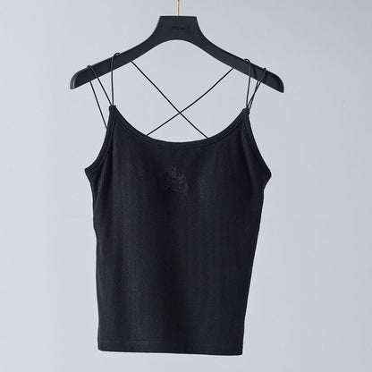 【予約販売】Mewl ラメリブカップ付きキャミ M261-87024