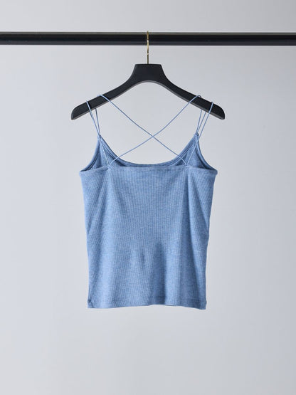 【予約販売】Mewl ラメリブカップ付きキャミ M261-87024