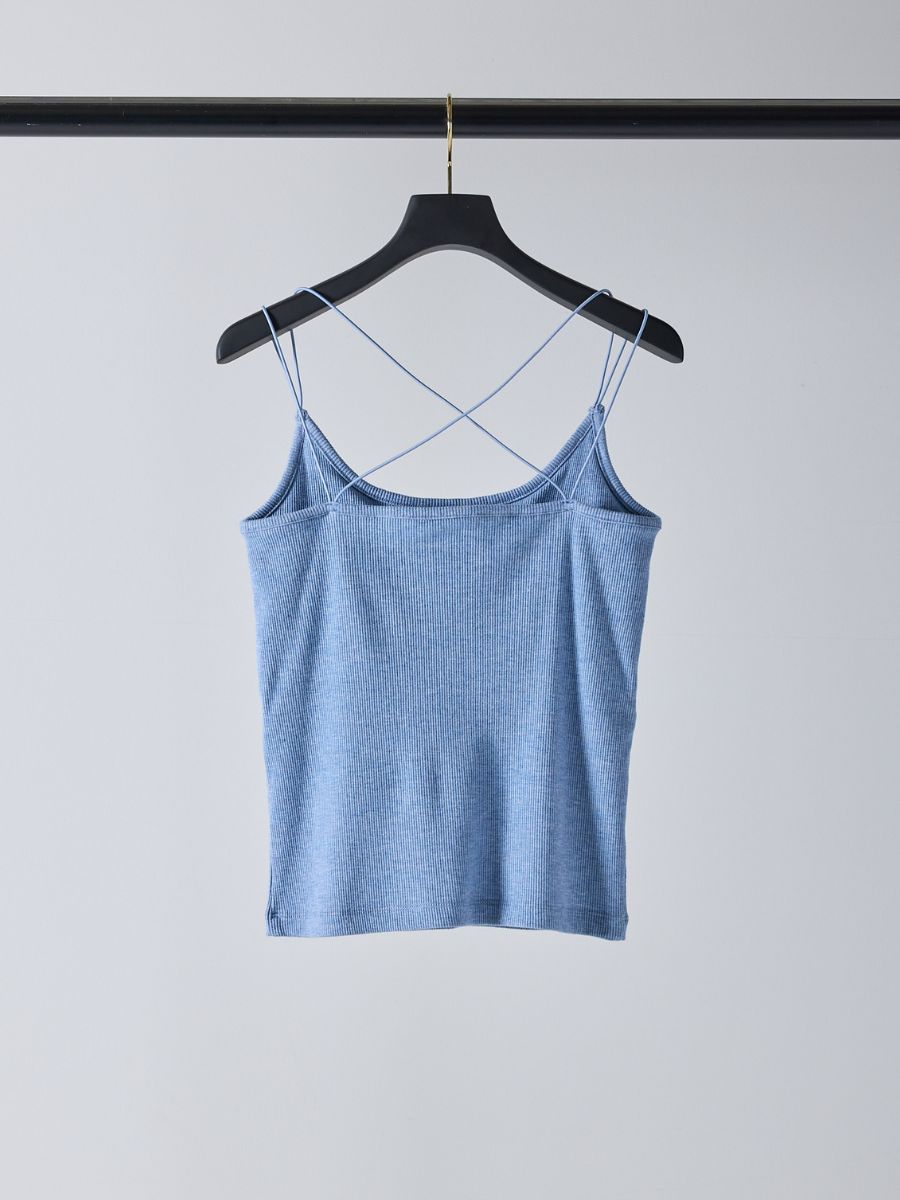 【予約販売】Mewl ラメリブカップ付きキャミ M261-87024