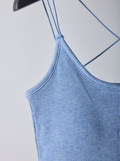 【予約販売】Mewl ラメリブカップ付きキャミ M261-87024