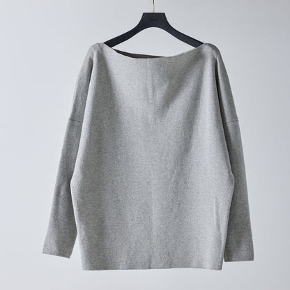 【予約販売】Mewl スウェットライクドルマンニット M261-93025