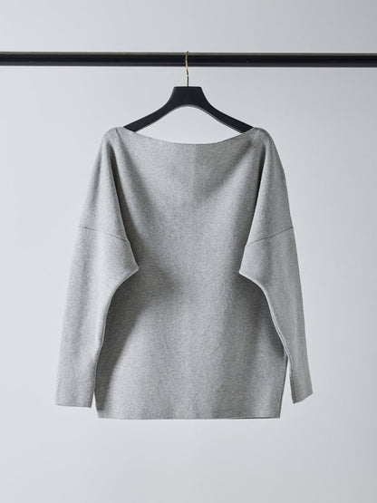 【予約販売】Mewl スウェットライクドルマンニット M261-93025