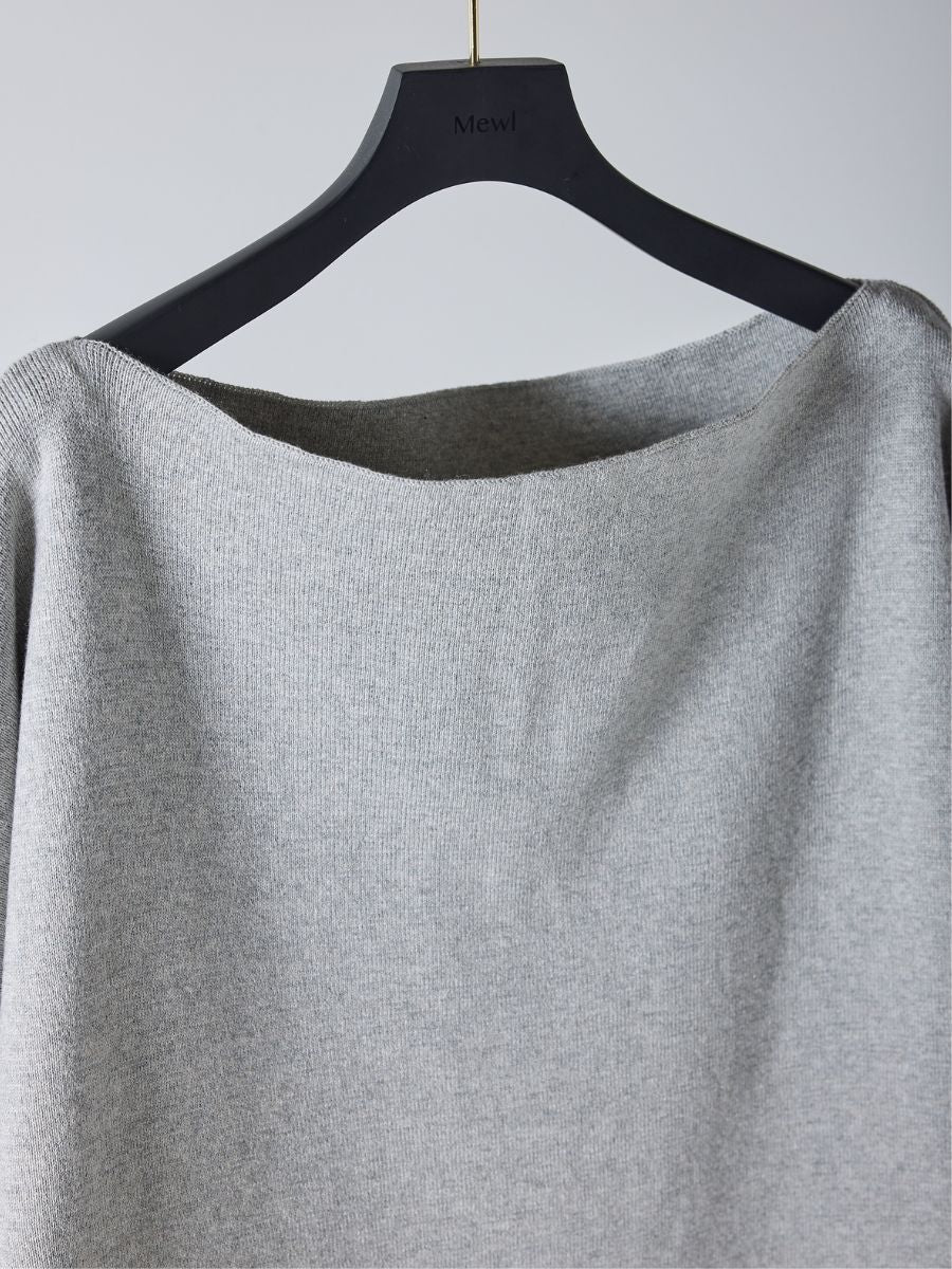 【予約販売】Mewl スウェットライクドルマンニット M261-93025