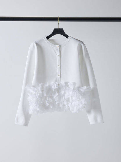 【予約販売】Mewl リボンフリンジカーデ M261-97027