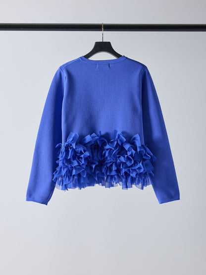 【予約販売】Mewl リボンフリンジカーデ M261-97027