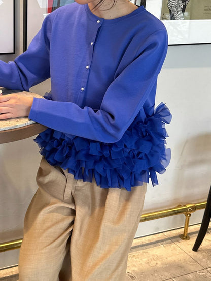 【予約販売】Mewl リボンフリンジカーデ M261-97027