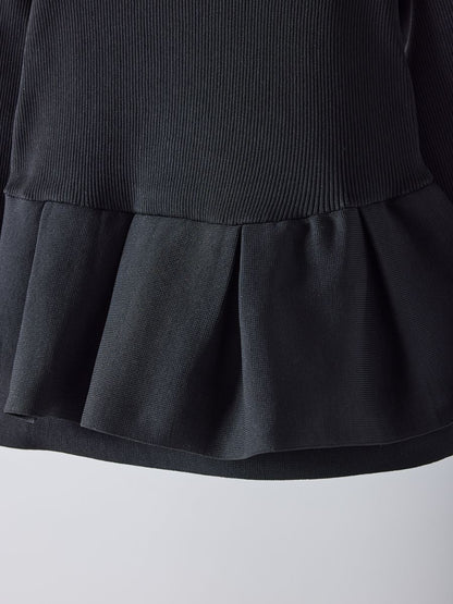 【予約販売】Mewl ペプラムニット M261-97028