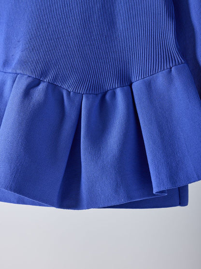 【予約販売】Mewl ペプラムニット M261-97028