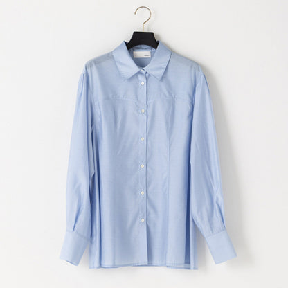 【予約販売】Mewl SHEER CURVY SHIRT M264-18167
