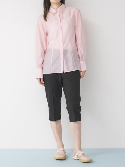 【予約販売】Mewl SHEER CURVY SHIRT M264-18167