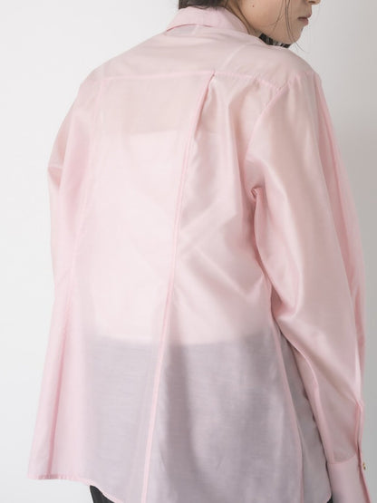 【予約販売】Mewl SHEER CURVY SHIRT M264-18167