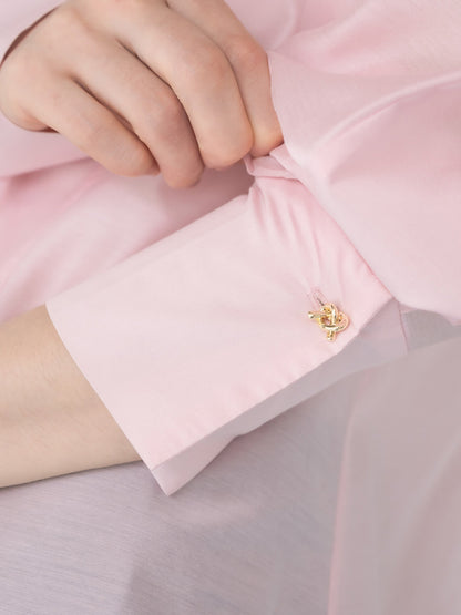 【予約販売】Mewl SHEER CURVY SHIRT M264-18167