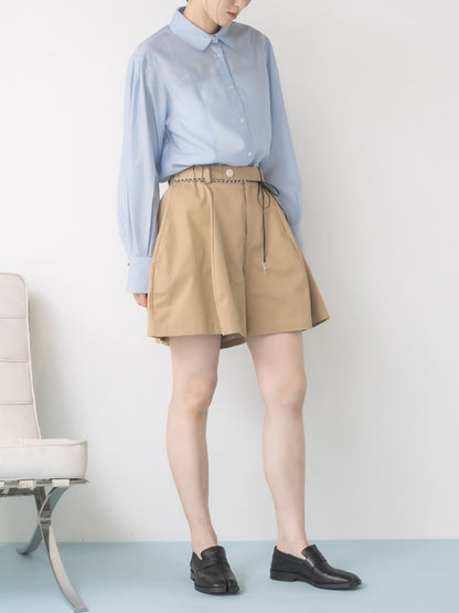 【予約販売】Mewl SHEER CURVY SHIRT M264-18167