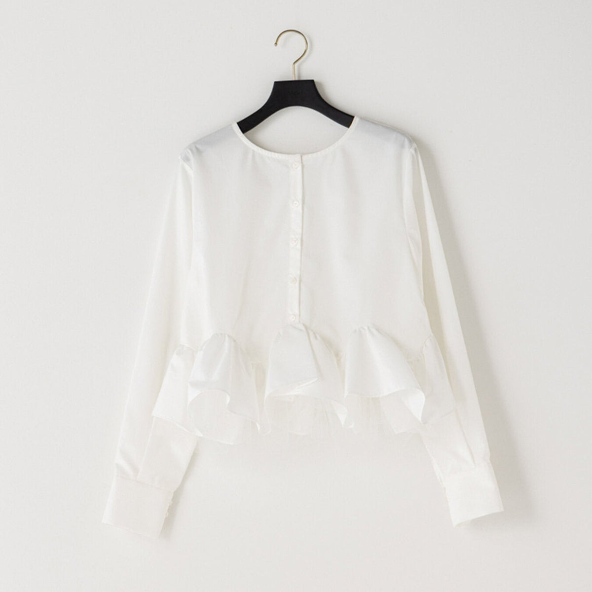 【予約販売】Mewl TULLE PEPLUM BL M264-18168