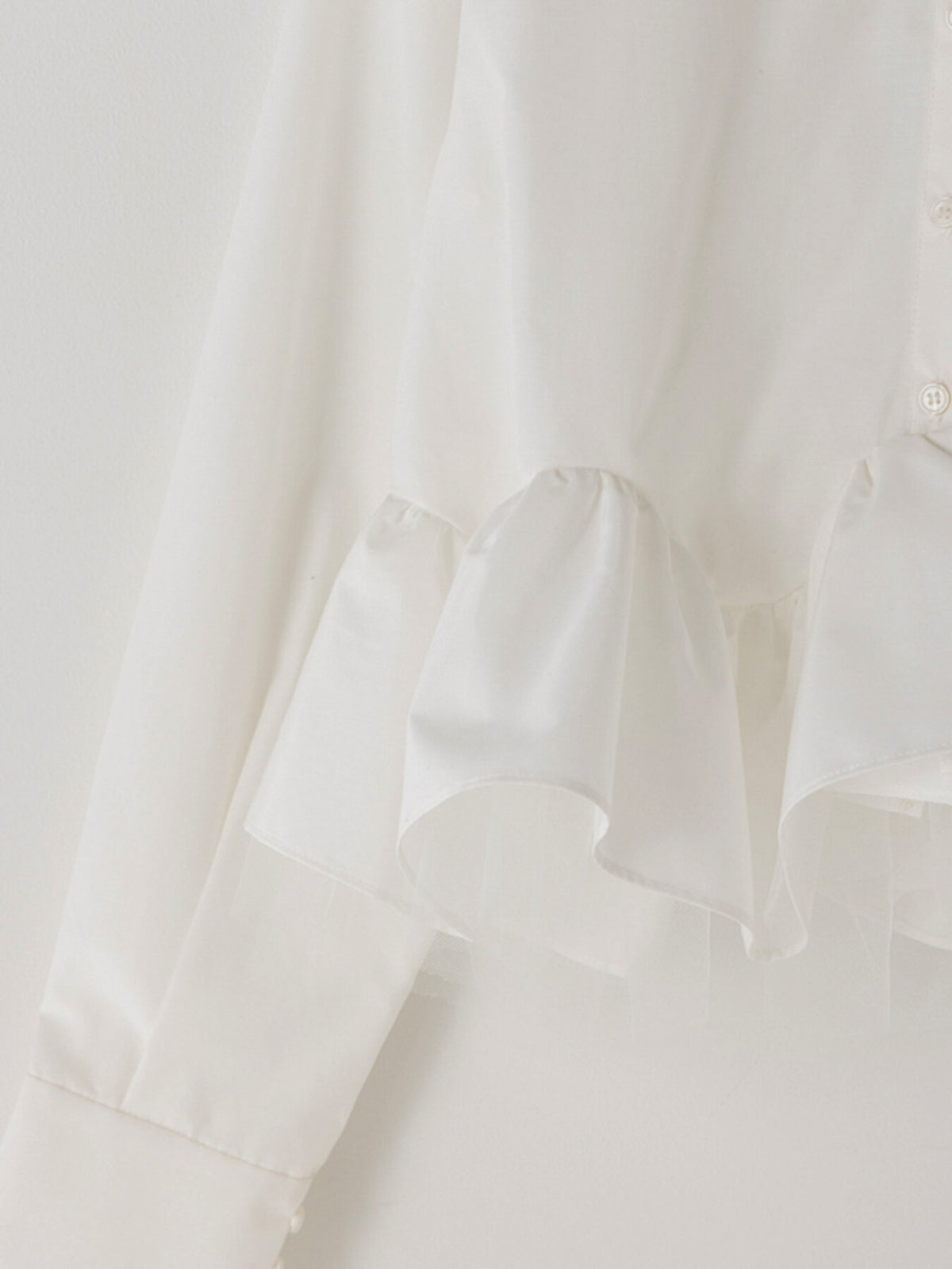 【予約販売】Mewl TULLE PEPLUM BL M264-18168