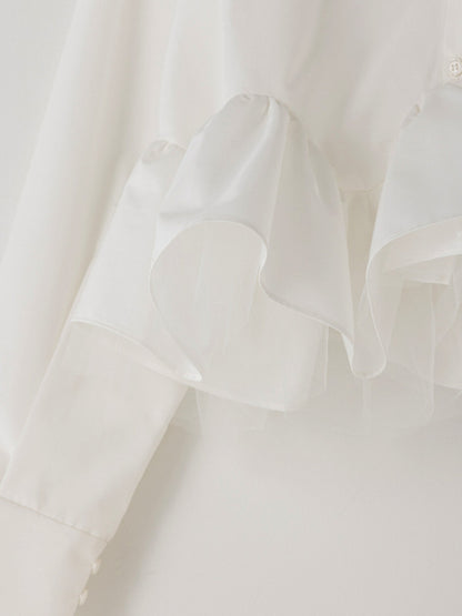 【予約販売】Mewl TULLE PEPLUM BL M264-18168
