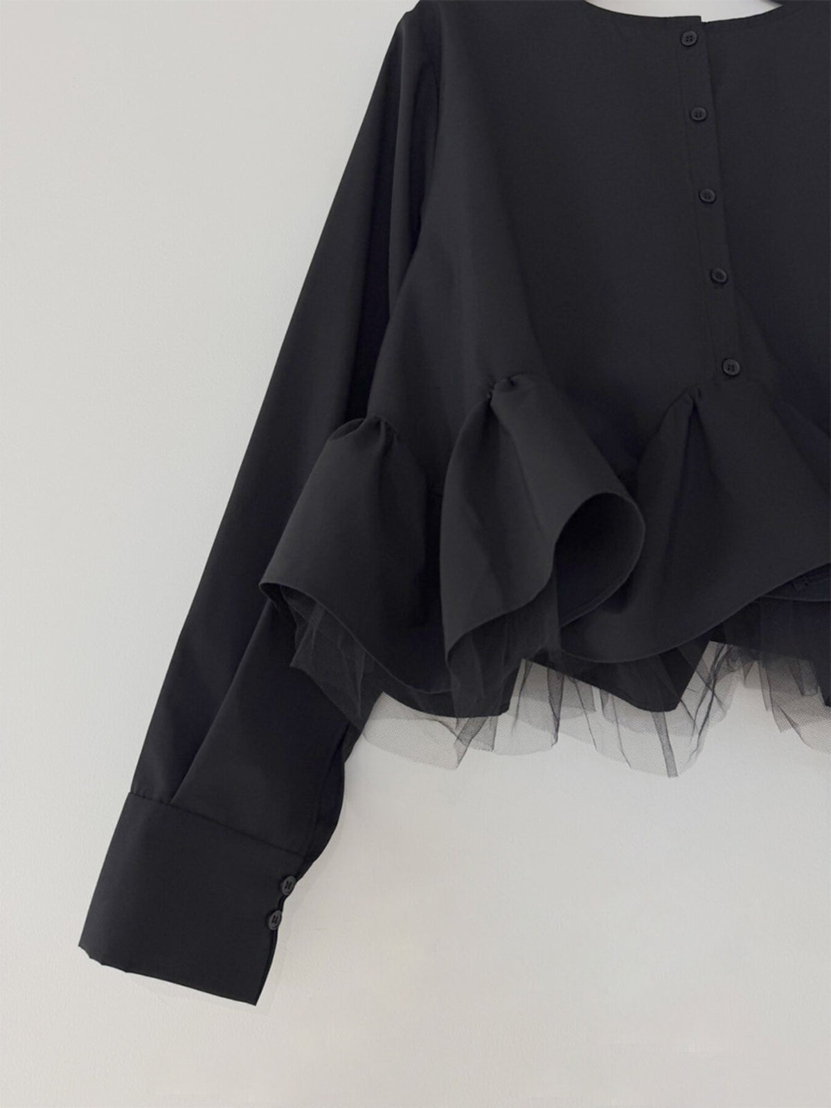 【予約販売】Mewl TULLE PEPLUM BL M264-18168