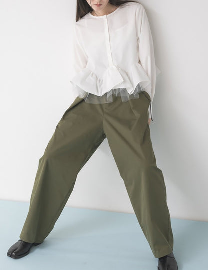 【予約販売】Mewl TULLE PEPLUM BL M264-18168