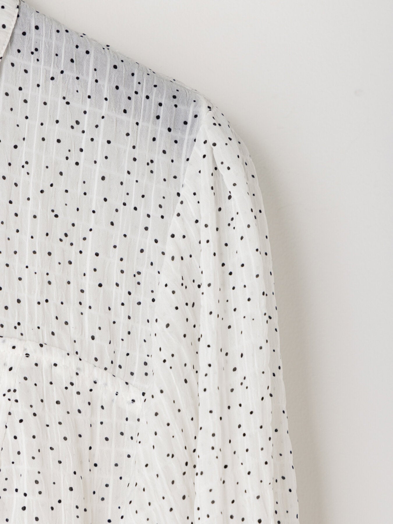 【予約販売】Mewl DOT SHEER SHIRT M264-18175