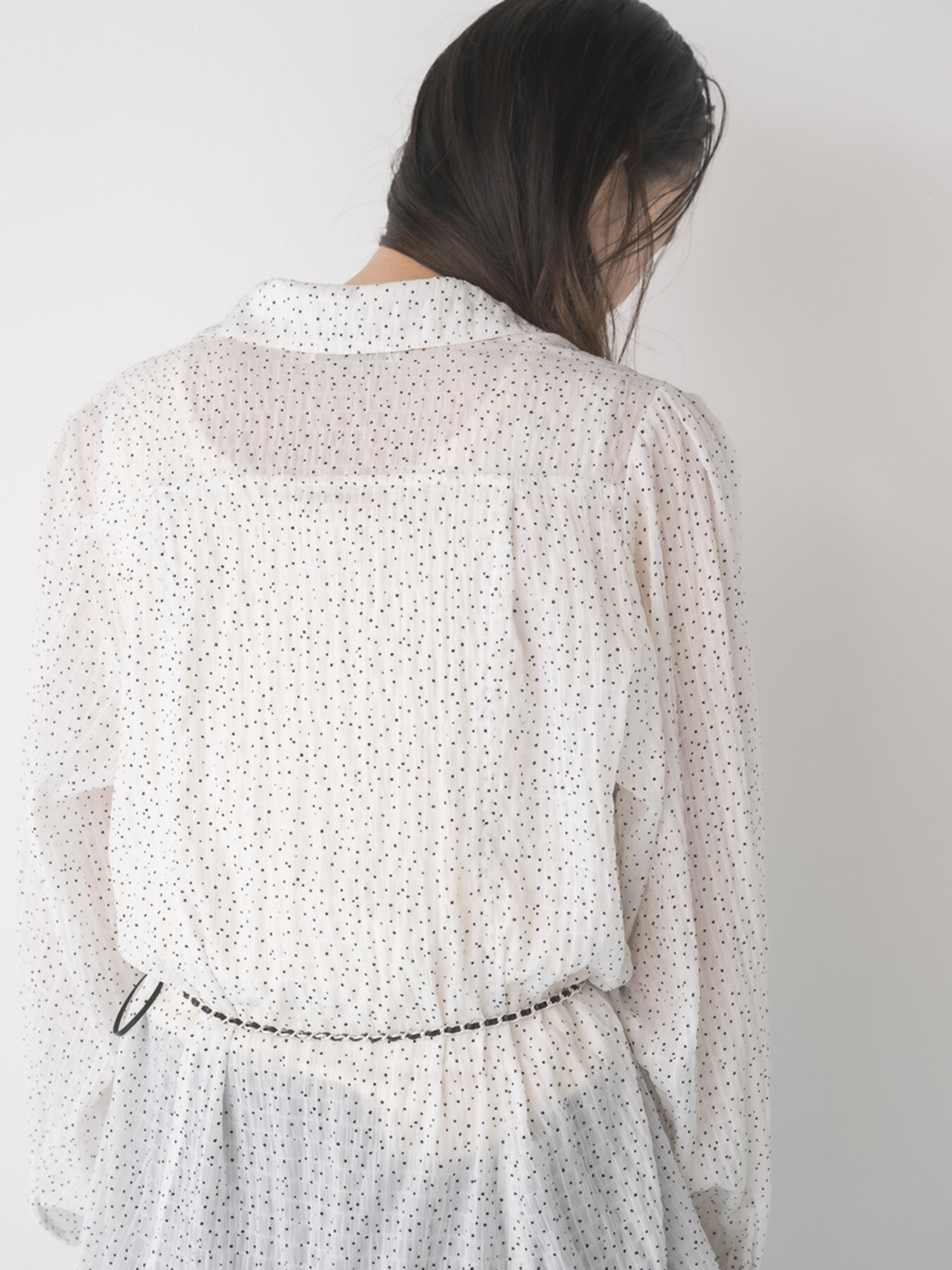 【予約販売】Mewl DOT SHEER SHIRT M264-18175