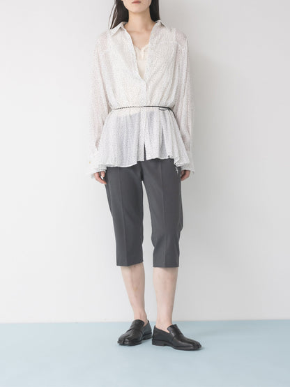 【予約販売】Mewl DOT SHEER SHIRT M264-18175