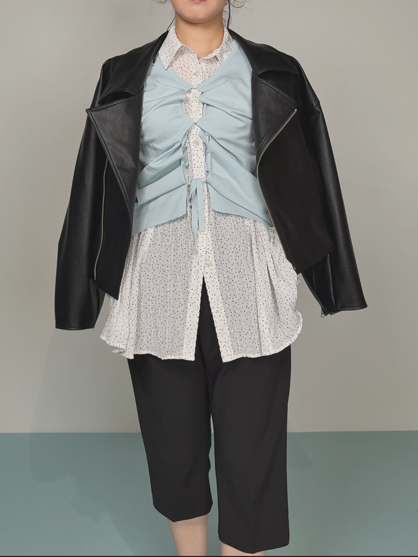 【予約販売】Mewl DOT SHEER SHIRT M264-18175