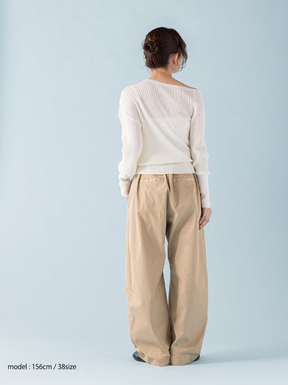 【予約販売】Mewl TRENCH CURVY PANTS M264-38163