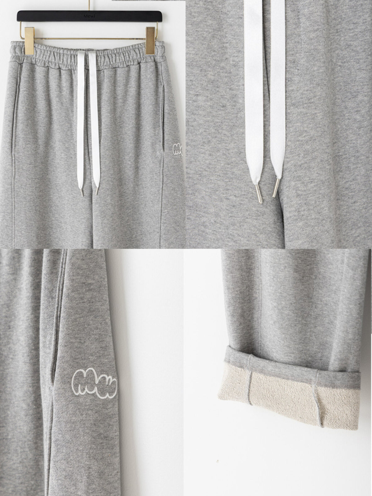 【予約販売】Mewl CURVY SWEAT PANTS M264-38193