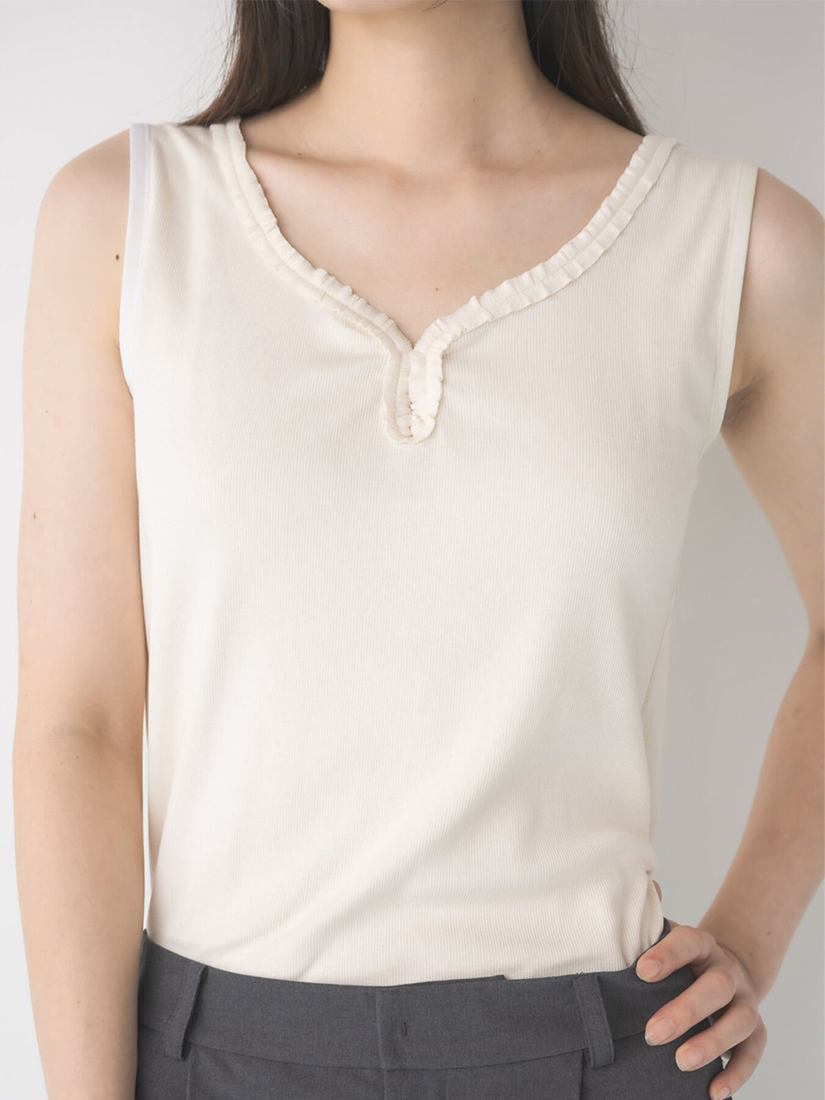 【予約販売】Mewl FRILL TANK TOP M264-88189