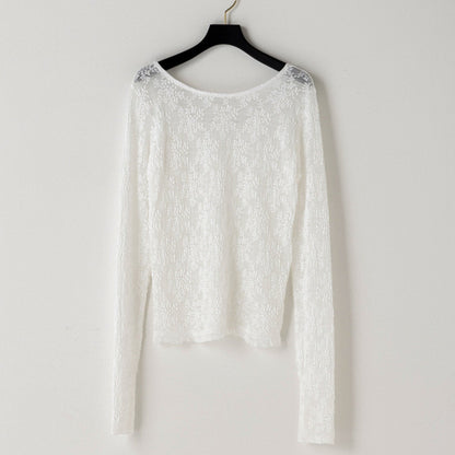 【予約販売】Mewl LACE LONG SLEEVE TOP M264-88190