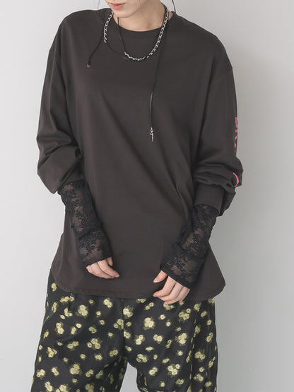【予約販売】Mewl LACE LONG SLEEVE TOP M264-88190